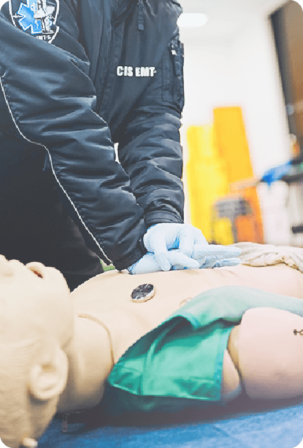 救急訓練の様子