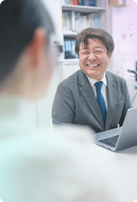 教授の会話の様子