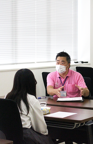 個別相談の様子